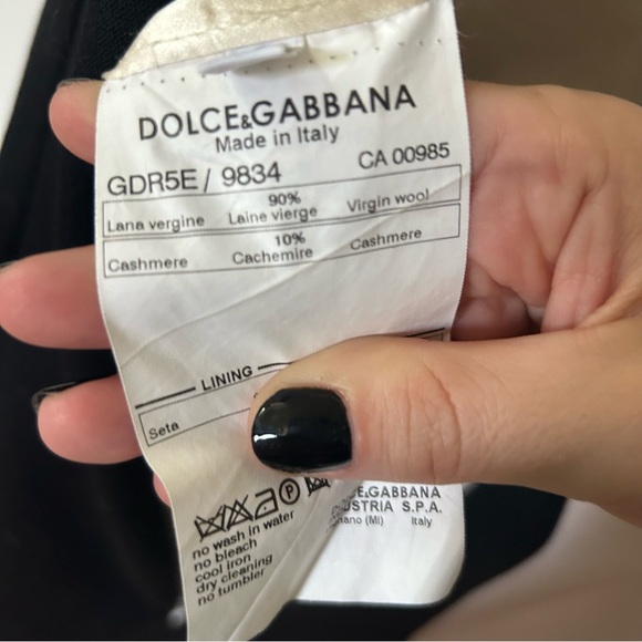 Dolce & Gabbana Sleeveless Dress Black Cream Size 40 Extra Small, - Picture 6 of 11